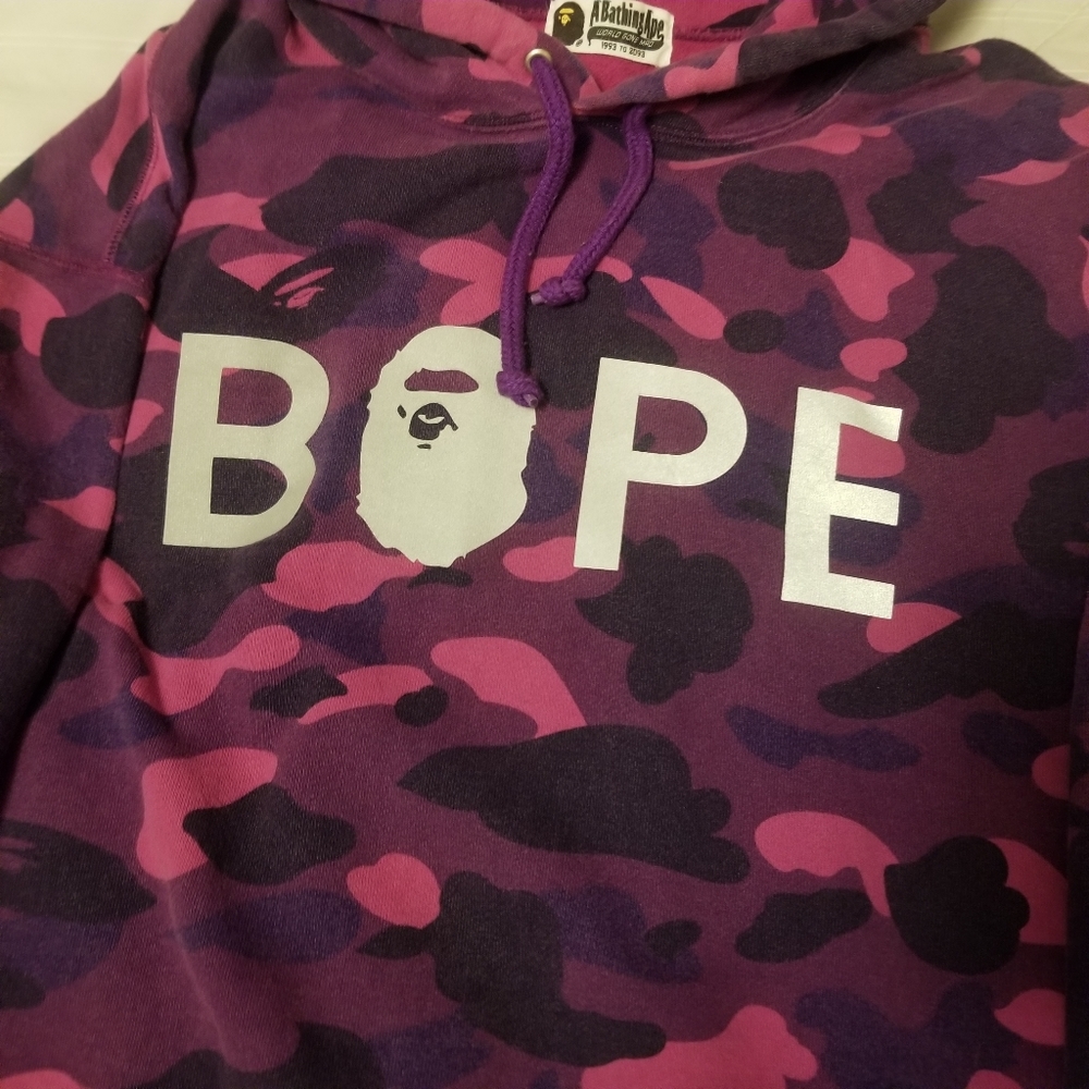 BAPE hooded sweatshirt